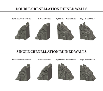 Crenellation Ruined Wall 5.25Inch/6Inch