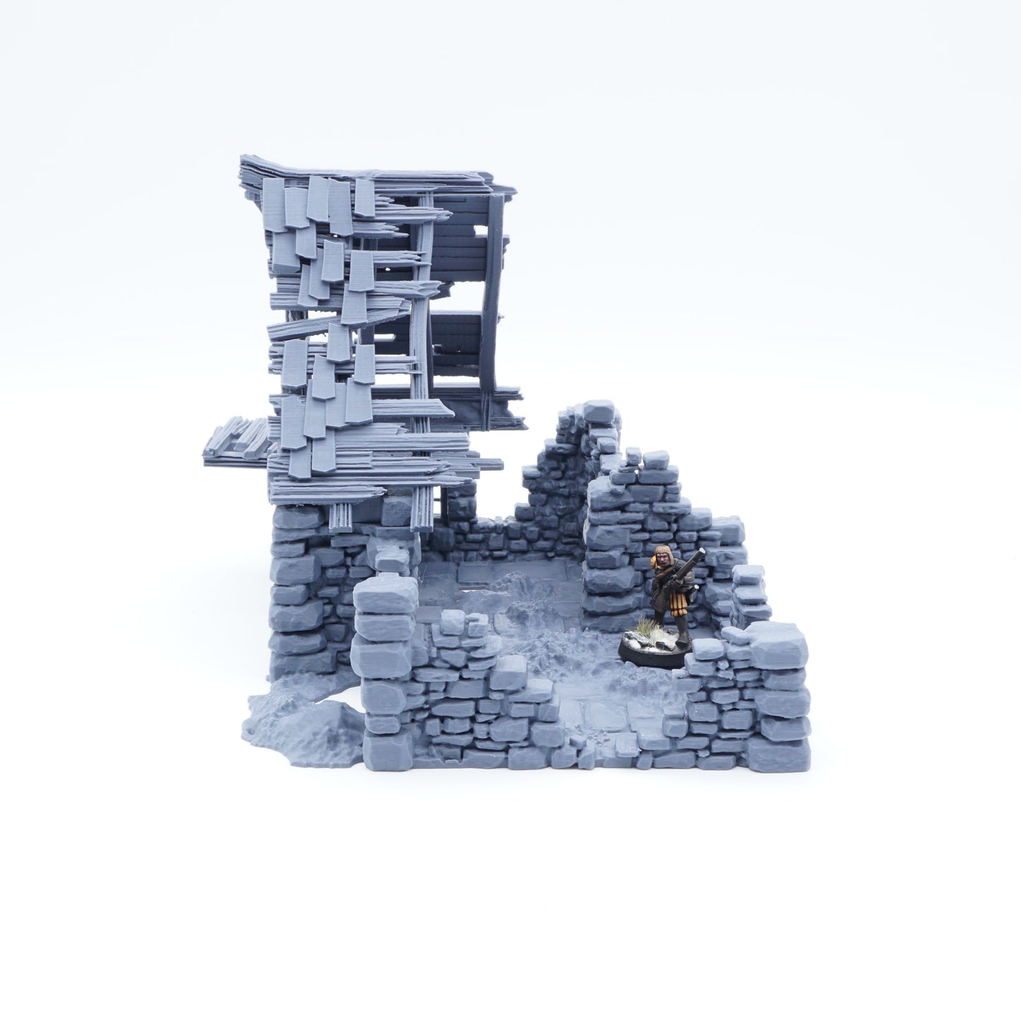 Ruined House C Tabletop Gebäude 3D-Druck