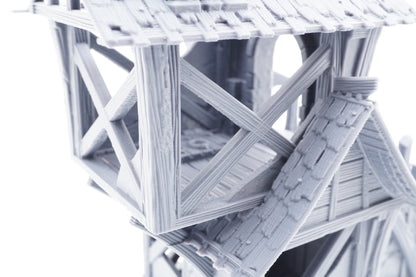 Ruined House Tabletop Gebäude 3D-Druck