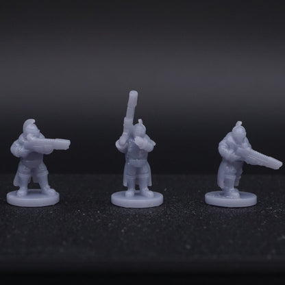 Resin-Tabletop-Miniaturen "Smol Lunar Auxilia Companion Plasma" im Maßstab 6/8mm, detailreich gestaltet für Miniatur- und Strategiespiele