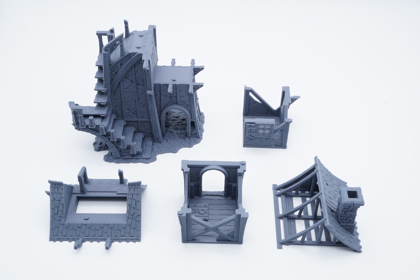 Ruined House Tabletop Gebäude 3D-Druck