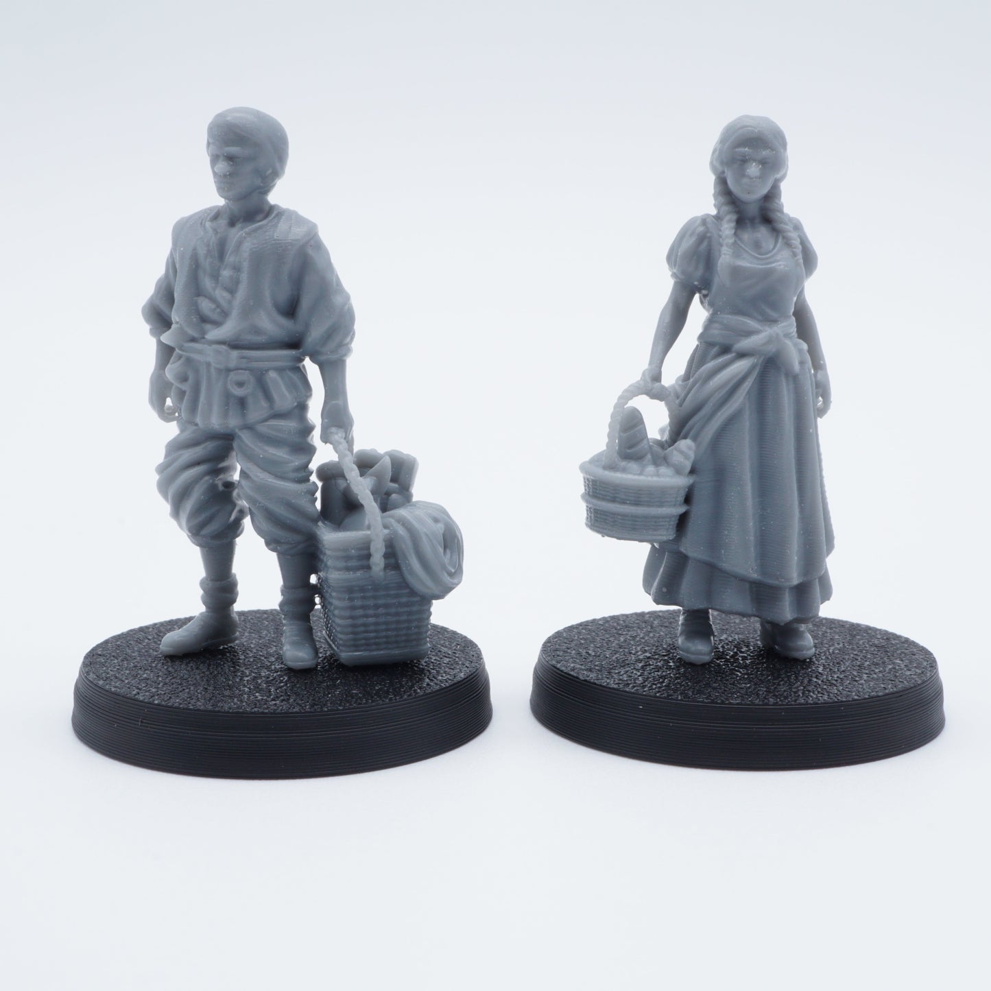 Resin-Tabletop-Figuren "Vendor" im Maßstab 28/32 mm, detailreich gestaltet für Miniatur- und Strategiespiele