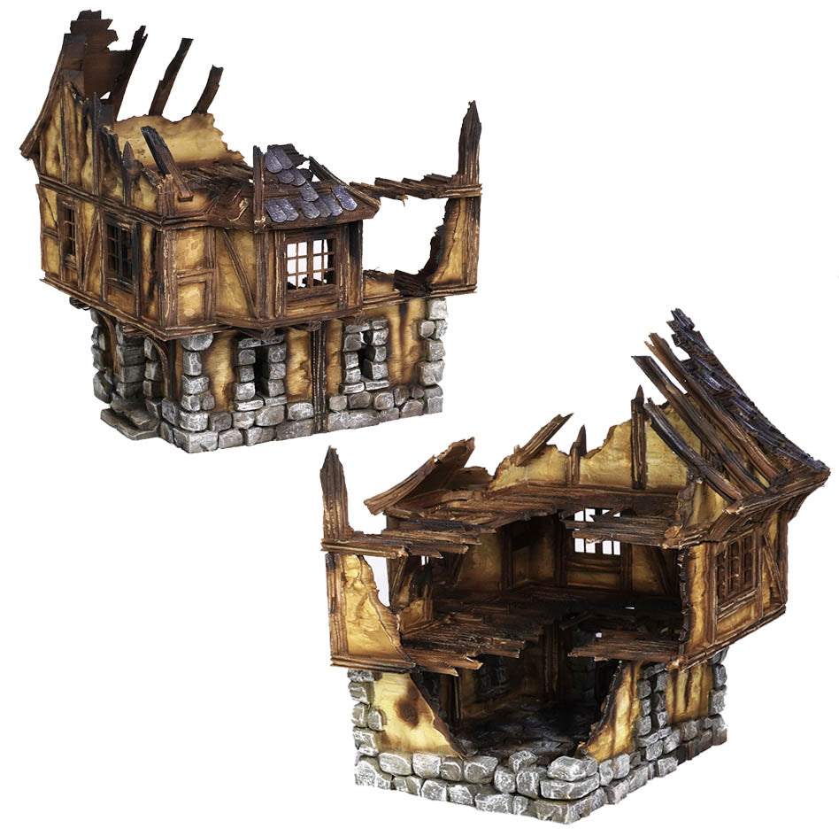 Ruined House E Tabletop Gebäude 3D-Druck