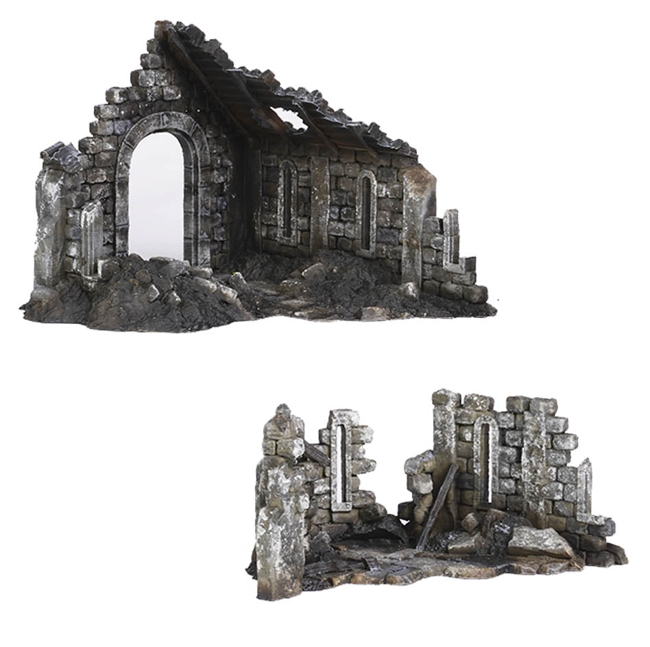 Ruined Church Tabletop Gebäude 3D-Druck