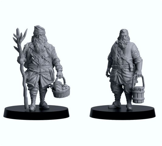 Resin-Tabletop-Figuren "Geroldman" im Maßstab 28/32 mm, detailreich gestaltet für Miniatur- und Strategiespiele