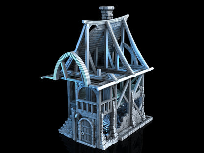 Beetroot House in Ruins Tabletop Gebäude 3D-Druck