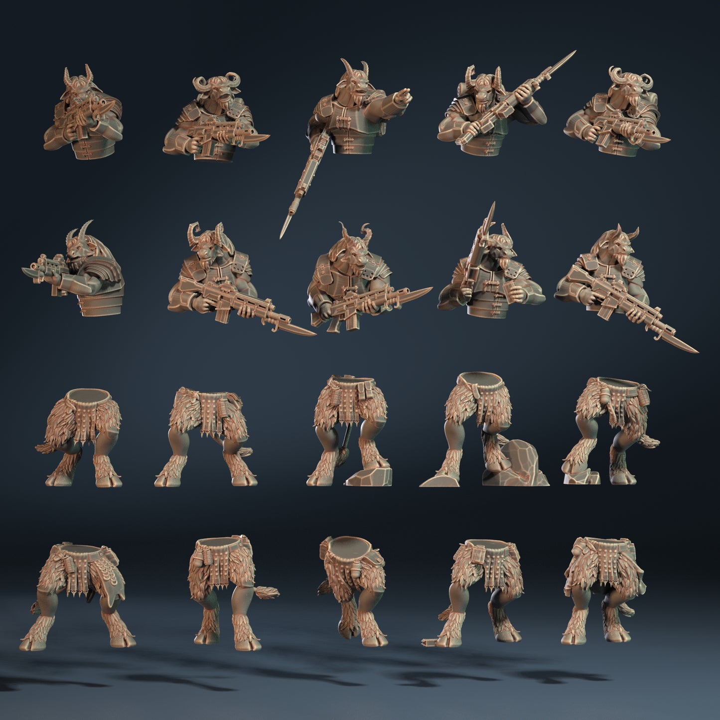 Roman Modular Saytr "Full-Horn" Infantry