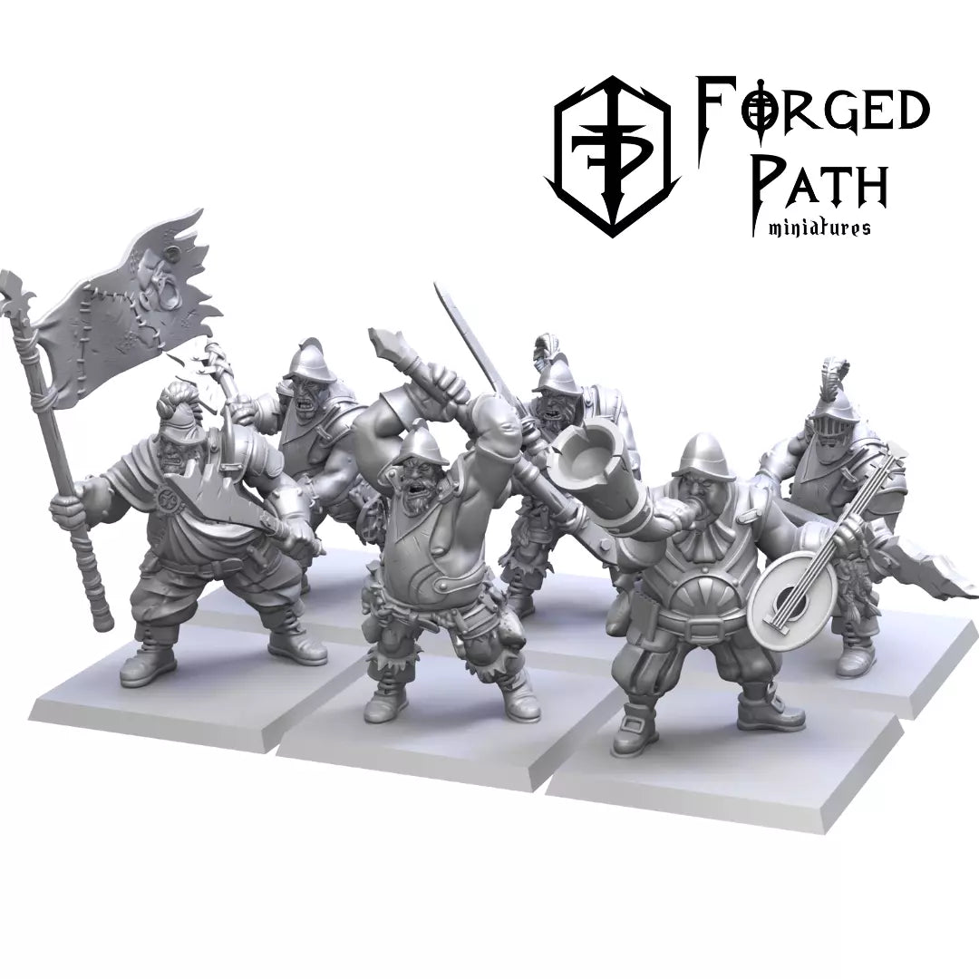 Logo des Designstudios Foged Path Miniatures, stilvoll gestaltet und repräsentativ für die Marke